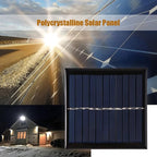 1W 5.5V USB Solar Panel DIY Solar System for Cell Phone Charger 95X95mm Great Performance Solar Panel Phone Charger.