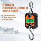 Portable Luggage Scale, Portable Digital Crane Scale Crane Scale 100kg/50g Weighing LCD Digital Industrial Electronic Hanging Scale Heavy Duty Stainless Steel Hook Scales