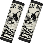 2 Pack Luggage Handle Wrap with Travel Tags - Non-Slip Protective Cover Soft Handle Grips Covers for Suitcase(French Bulldog)