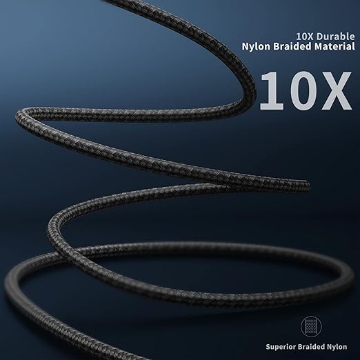 10ft iPhone Charger Cable,3Pack 90 Degree Charging Cable, [Apple MFi Certified] Long Lightning Cable Fast Charging Cord Compatible for iPhone 14/13/12/11/Pro/Max/Mini/X/Plus/8/7/6/Plus/ - Purple