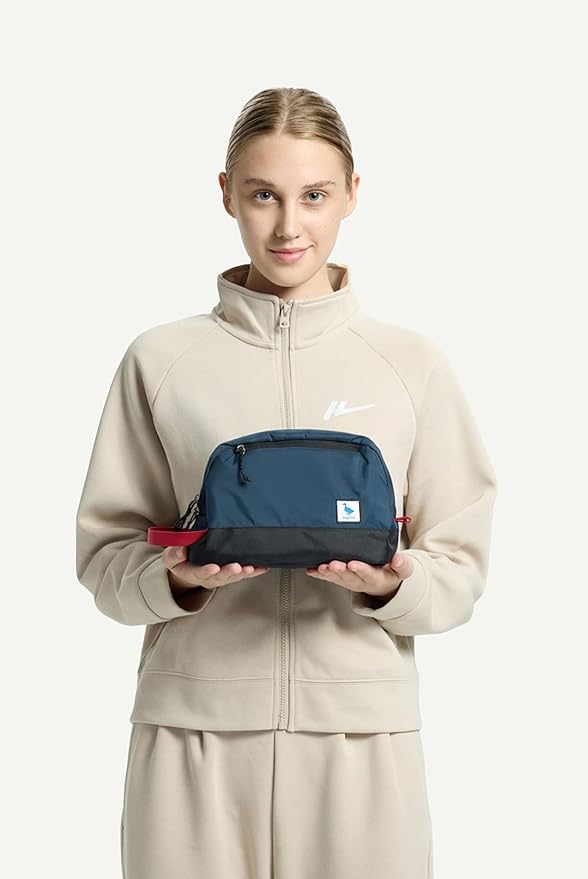 Travel Toiletry Bag 5L, Compact Travel Organizer with Waterproof TPU Wet/Dry Compartment