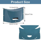 3Pcs Airplane Foot Rest for Long Flight Portable Under Desk Foot Stool Folding Portable Camping Hiking Stool for Long Flights, Cars, Subways, Office, Trains (Red, Blue, Green)