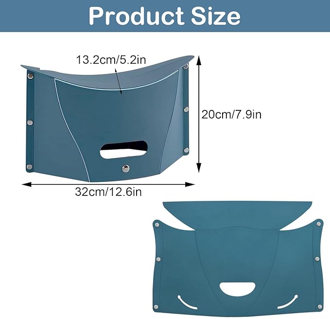 3Pcs Airplane Foot Rest for Long Flight Portable Under Desk Foot Stool Folding Portable Camping Hiking Stool for Long Flights, Cars, Subways, Office, Trains (Red, Blue, Green)
