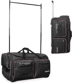 Fanwoli 28" Dance Bag with Garment Rack | Ultra-Light Collection| More Lightweight & Wear-Resistant| Ideal Competition Duffle Bag for Dancers Livestreamer Athletes