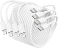 4Pack USB C to Lightning Cable 6FT, Fast Charging Cord for iPhone 14, Replacement for Apple Original Charger Cable for iPhone 14 13 12 11 Pro 11 XS MAX XR 8 7 6s Plus