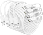 4Pack USB C to Lightning Cable 6FT, Fast Charging Cord for iPhone 14, Replacement for Apple Original Charger Cable for iPhone 14 13 12 11 Pro 11 XS MAX XR 8 7 6s Plus