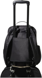 Baggallini Tribeca Expandable Laptop Backpack - 15"x11" Lightweight RFID Computer Bag for Work & Travel with Luggage Sleeve