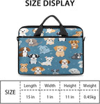 Laptop Shoulder Bag for Women Men, Waterproof Computer Case Messenger Bag Briefcase for Business Office Travel