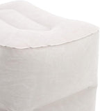Inflatable Foot Rest Pillow Toddler Airplane Bed Adjustable 3 Layers Height Leg Rest Pillow Airplane Travel Essentials for Office Home Trains Cars