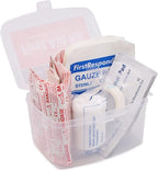 DMI 76-Piece First-Aid Kit, Portable All-Purpose Use for Minor Cuts and Scrapes, Durable Water-Resistant Case, Convenient and Portable for Travel