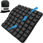 Travel Seat Cushion, Airplane Seat Cushion for Long Flights, Easy to Carry, 3D Inflatable Cushion for Wheelchair, Travel,Driving,Office Work