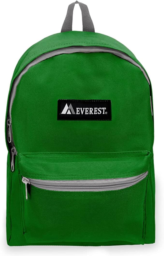 Everest 1045K Basic Backpack, 15", Emerald Green