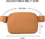 Belt Bag for Women Fanny Pack Crossbody Bags for Women Fashion Waist Packs with Adjustable Strap Gifts for Teenage Girls Women Men (Yellow)