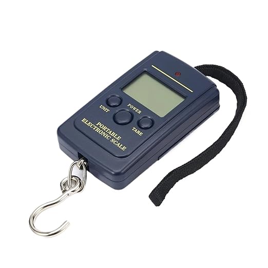 Luggage Weight Scale, 40kg/10g Mini Digital Scale for Fishing Luggage Travel Weighting Steelyard Hanging Electronic Hook Scale, Kitchen Weight Tool,for Travel