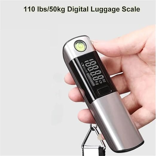 Luggage Weight Scale, Portable LCD Digital Luggage Scale Hanging Scale Travel Weighs Scale with Tape Measure Home Multifunctional Electronic Scale,for Travel