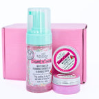 Bella & Bear Sweet 'n' Sassy Mini Spa Gift Set for Women & Teen Girls – Bath & Body Travel Gift Set with Shower Gel, Body Scrub, Lip Scrub & Lip Butter