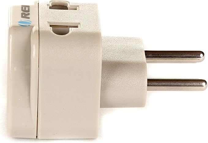 OREI US to Switzerland, Liechtenstein (Type J) Travel Adapter Plug - 2 in 1 - CE Certified - RoHS Compliant - 4 Pack - White Color (DB-11A-4PK)