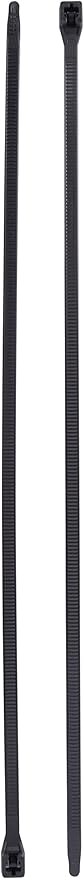 Gardner Bender 46-315UVB DoubleLock Cable Tie, 14 inch, 75 lb, Electrical Wire and Cord Management, Nylon Zip Tie, 100 Pk, Black