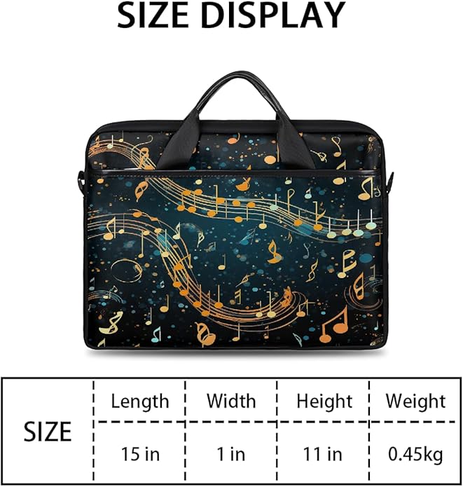 Laptop Shoulder Bag for Women Men, Waterproof Computer Case Messenger Bag Briefcase for Business Office Travel