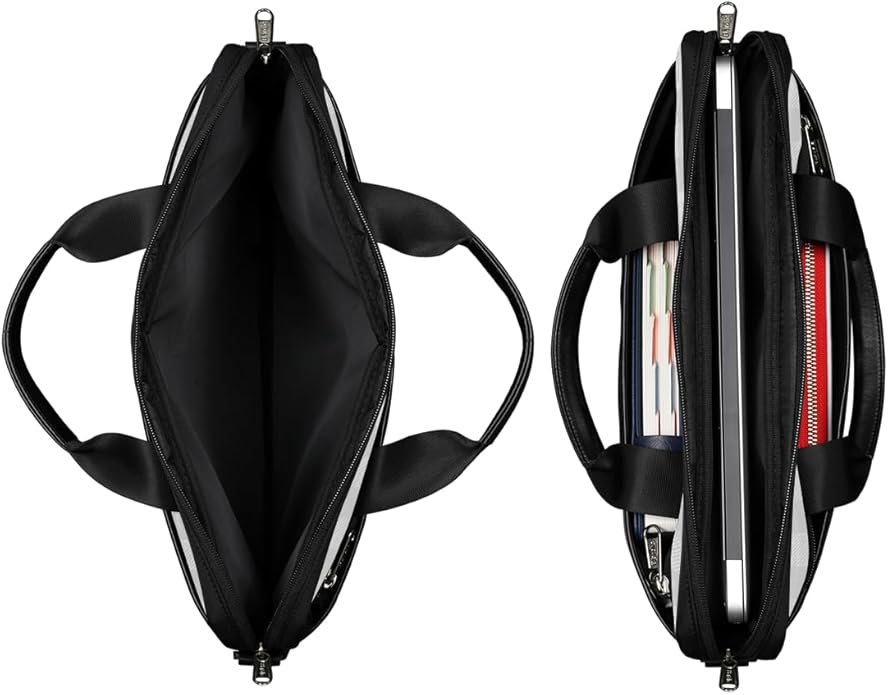 Laptop Shoulder Bag for Women Men, Waterproof Computer Case Messenger Bag Briefcase for Business Office Travel