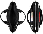 Laptop Shoulder Bag for Women Men, Waterproof Computer Case Messenger Bag Briefcase for Business Office Travel