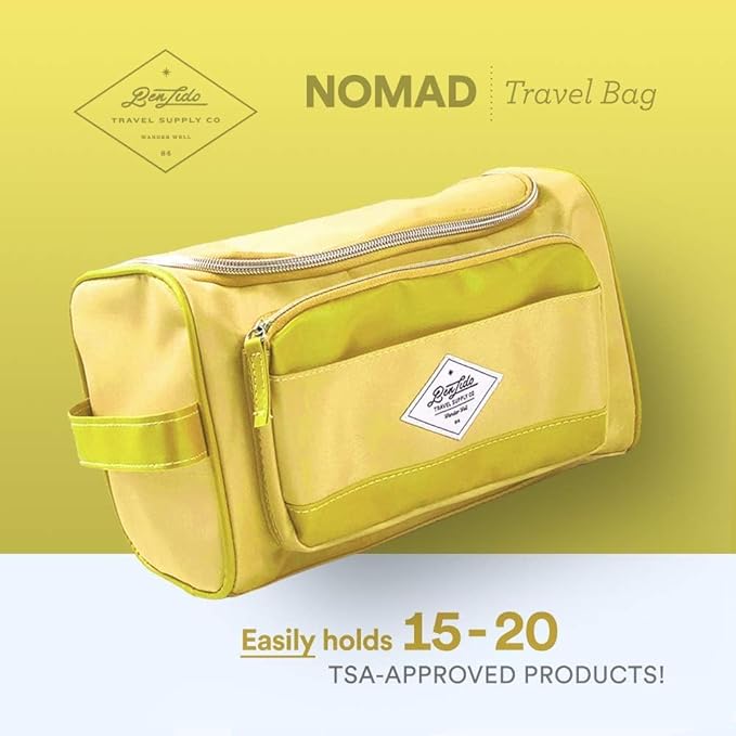 Convenience Kits International Women’s Super Premium 30 PC Travel Kit Featuring: Ensemble of Travel-Size Hair Care and Body Products in Large Toiletry Bag (802) (Yellow)