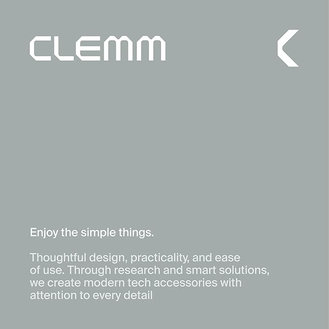 Clemm Portable Charger Quick Charging Power Bank (Gray, 20000, Milliamp Hours)