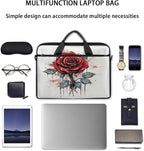 Laptop Shoulder Bag for Women Men, Waterproof Computer Case Messenger Bag Briefcase for Business Office Travel