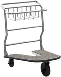 Nesting Luggage Cart with Carpet Platform