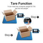 Fuzion Shipping Scale, 440LBs x 10g Postal Scale, Durable Alloy Steel Platform, Heavy Duty Scale for Packages, Postage, Luggage