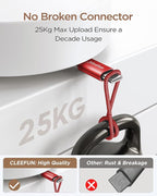CLEEFUN Short USB C Cable 1ft, 5-Pack USB A to Type C Charger Cord Fast Charging for iPhone 17 16 15 Pro Max Air Plus, for Samsung Galaxy S25 S24 S23 S22 S21 S20 A17 A16 A15 A56 A55 A26 A35 A36 A71