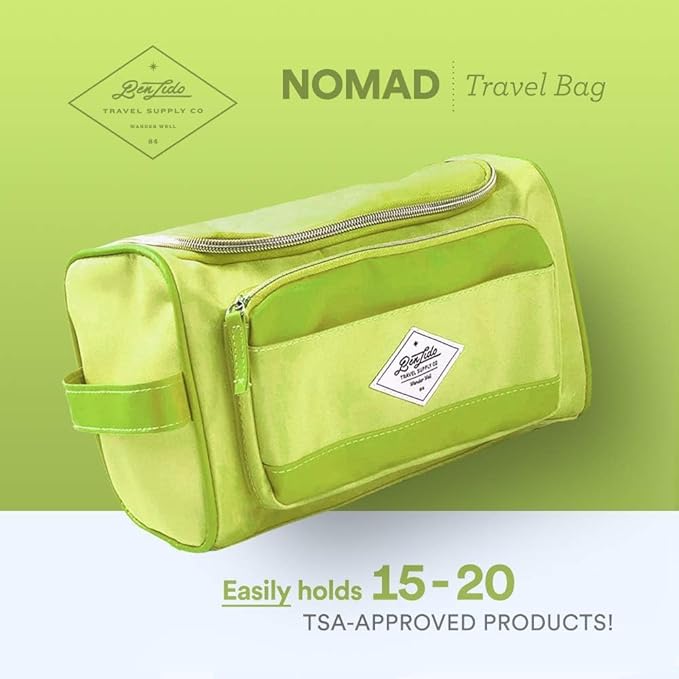 Convenience Kits International Women’s Super Premium 30 PC Travel Kit Featuring: Ensemble of Dove Travel-Size Hair Care and Body Products in Large Toiletry Bag (802) (Green)