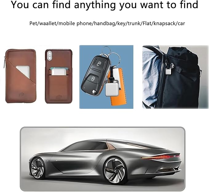 GPS Tracker for Vehicles,Mini Portable GPS Tracker Hidden Magnetic Tracker Real-Time Tracking Global Coverage for Car,Pets,Elderly,and Kids No Subscription No Monthly Fee No SIM Card Required
