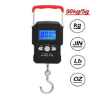 Luggage Weight Scale, Portable Hanging Hook Scale 50Kg LCD Digital Display Handheld Mini Electronic Weighting Scale Fishing Travel Luggage Scale,for Travel