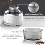 Generic BrewMatic-Smart Automatic Mini Portable Coffee Maker | Single Cup Pour Over Drip Coffee Machine with Filter for Travel, Home, Office, and Kitchen, Small