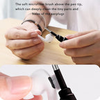 Cleaner Kit for Earbuds, Cleaning kit for Airpods Pro 1 2 3, Multi-Function Cleaning Tool with Brush Flocking Sponge for Wireless Earphones Bluetooth Headphones Case Camera and Phone(Black)