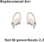 Replacement Eartips Silicone Earbuds Buds Set for Powerbeats Pro Beats Wireless Earphone Headphones,4 Pair (Lvory)
