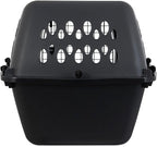 Petmate Pet Porter Dog Kennel 24", Dark Gray & Black, for Pets 15-20lbs