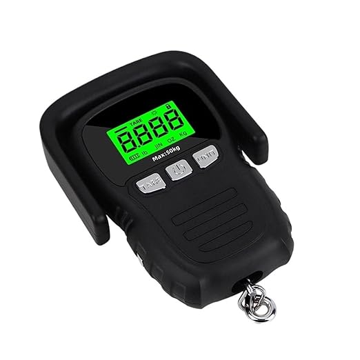 Luggage Weight Scale, Handheld Scale 50kg/5g Hanging Hook Digital Scale LCD Backlight Electronic Weighting for Travel Luggage Weighting,for Travel