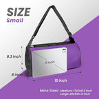 C&F BOGMOST Small Travel Duffel Bag Foldable Waterproof Gym Bag for Gym Beach Swim Bag Men Women Duffle Bag Lightweight Oxford Cloth Sports Bag -Purple
