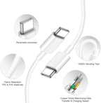 iPhone Charger Fast Charging 10FT iPhone 17 16 15 Charger 3+3Pack 20W USB C Wall Charger with 10FT USB C Cable for iPhone 17/17 Air/17 Pro/17 Pro Max/i Phone 16/15 Series, iPad Pro/AirPods
