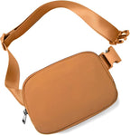 Belt Bag for Women Fanny Pack Crossbody Bags for Women Fashion Waist Packs with Adjustable Strap Gifts for Teenage Girls Women Men (Yellow)