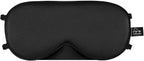 ALASKA BEAR Sleep Mask 2 Straps, Mulberry Silk, Twin Thin Elastic Bands Stay Put All Night, Smooth Eye Mask Two Adjustable Head Strings and Nose Baffle