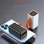 4 Slot Power Bank Fit for 4x21700 Lithium Battery, DIY Plastic Case Battery Charger Box Case