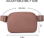 Belt Bag for Women Fanny Pack Crossbody Bags for Women Fashion Waist Packs with Adjustable Strap Gifts for Women Men (Brown)