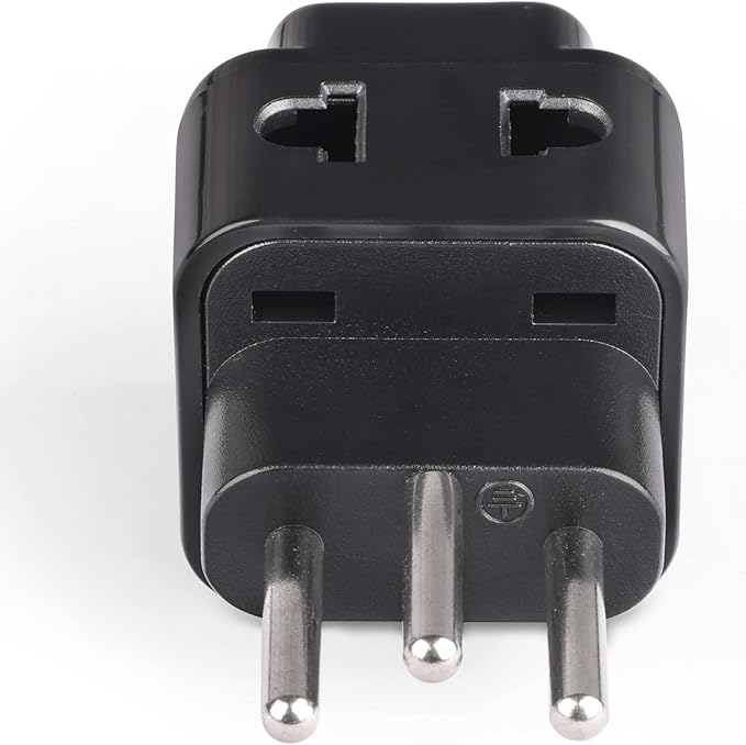OREI Switzerland Power Plug Adapter, 2 in 1 USA Grounded Connection - Universal Socket - Type J - 4 Pack - Perfect for Cell Phones, Laptops, Chargers & More