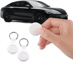 2 Pack GPS Tracker and 2 Keychains for Vehicles Work with Find My (iOS Only) Real Time Hidden Mini Car Locator Tracking Global Coverage Device No Monthly Fee or Subscription No SIM Card Required