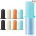 Mrsdry Bottle Covers for Travel, Leak Proofing, Travel Size Container Silicone toiletry sleeves, Leak Locks Travel Accessories for Shampoo Wash Body Bottles and other beauty and personal care(8pcs)