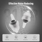 Small Ear Plugs for Sleeping, Reusable Comfy Earplugs for Sleep, Snoring, Deep Focus, Travel, Noise Sensitivity, Tinnitus Relief, Flexible Silicone Hearing Protection, Noise Reduction