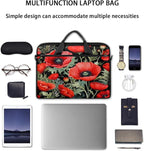 Laptop Shoulder Bag for Women Men, Waterproof Computer Case Messenger Bag Briefcase for Business Office Travel